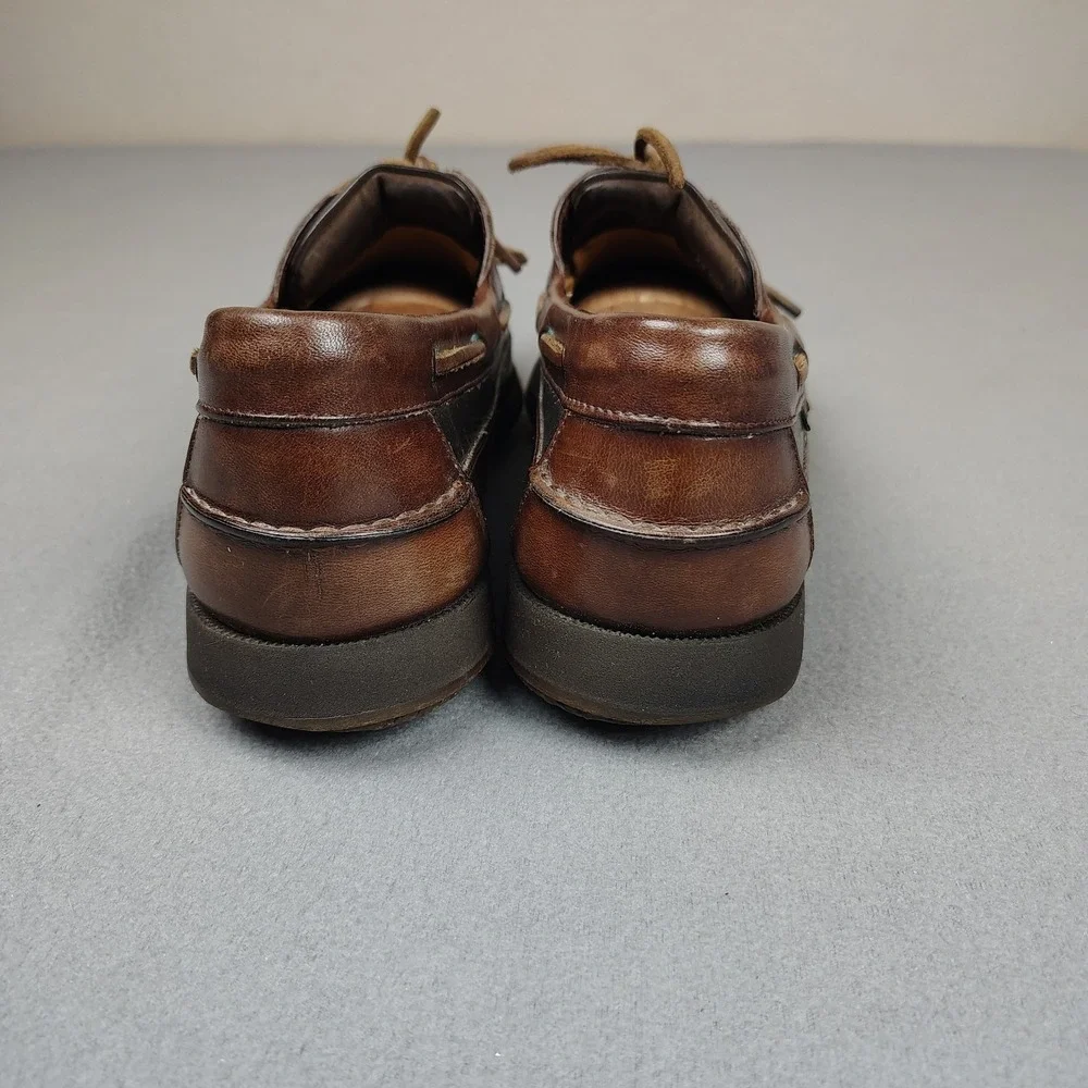 MEPHISTO Hurrikan Spinnaker Boat Shoes Loafers US 9 / UK 8.5 Chestnut Leather